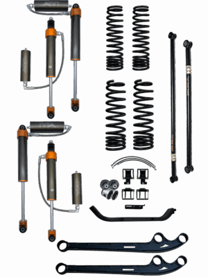 Des Sol Jimny Gen 4 NXT-GEN EV1L50 – 50mm EXPEDITION Suspension Lift Kit (Pack 4)