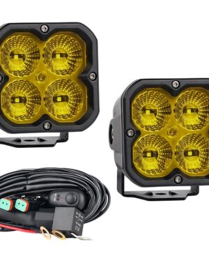 RS3 Flood Lens Yellow (Pair)